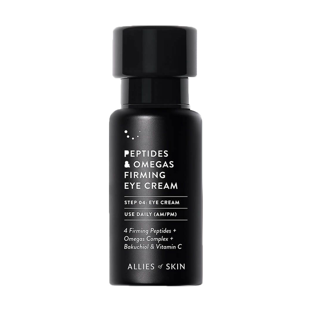 Зміцнювальний крем для шкіри навколо очей Allies Of Skin Peptides &amp; Omegas Firming Eye Cream з пептидами та омега комплексом, 15 мл